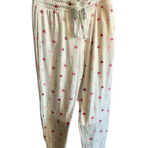 Comfy Heart Wine Glass Jammie Pants! NWT